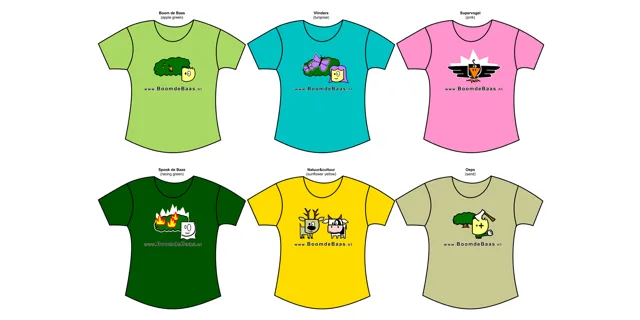 De T-shirts.