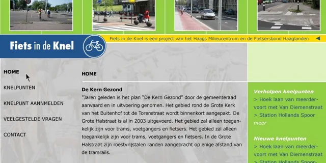 Fiets in de Knel, voor de Fietsersbond Haagse Regio.